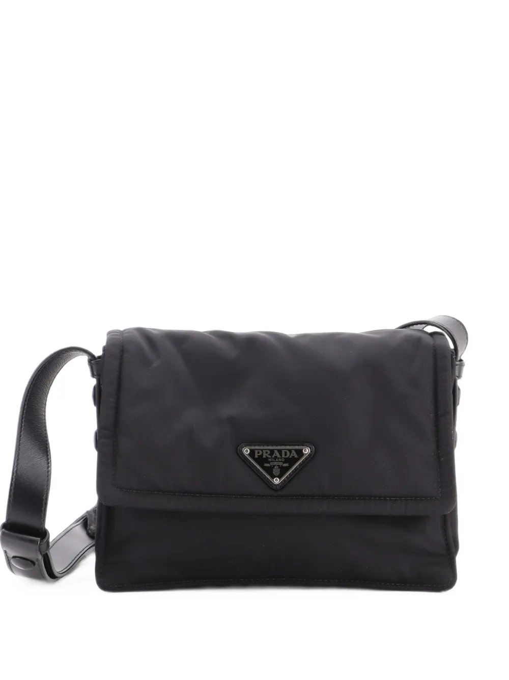 Padded Flap Shoulder Bag Re-Nylon Small crossbody bag
