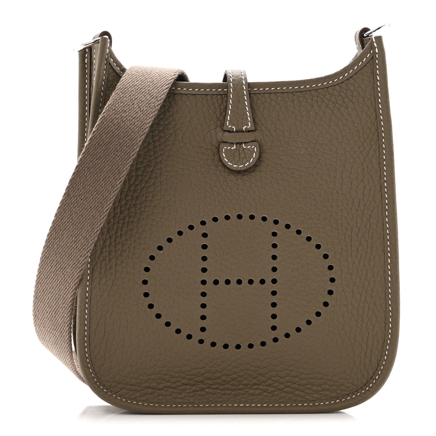 Hermes Taurillon Clemence Evelyne TPM Etoupe