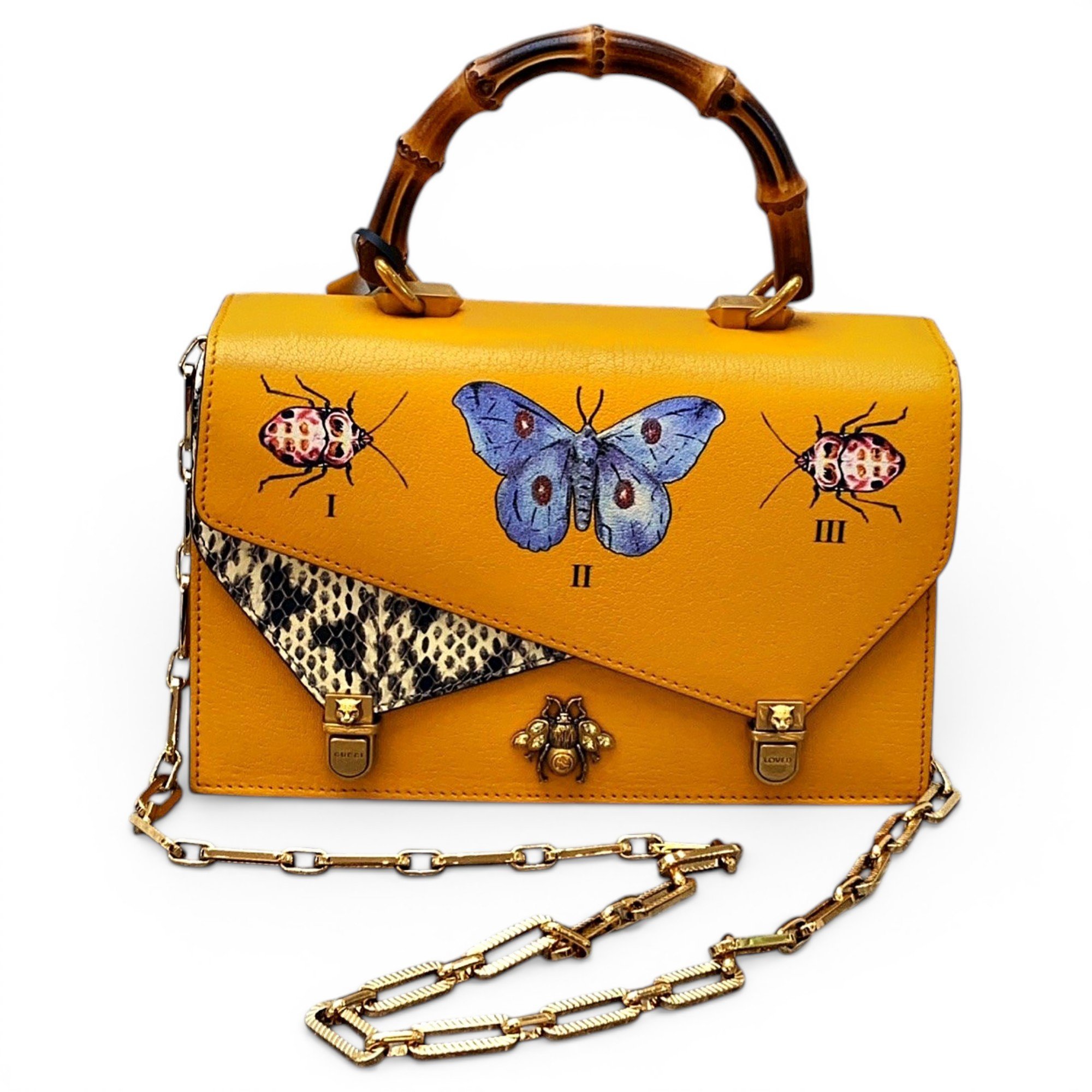Queen Margaret leather handbag