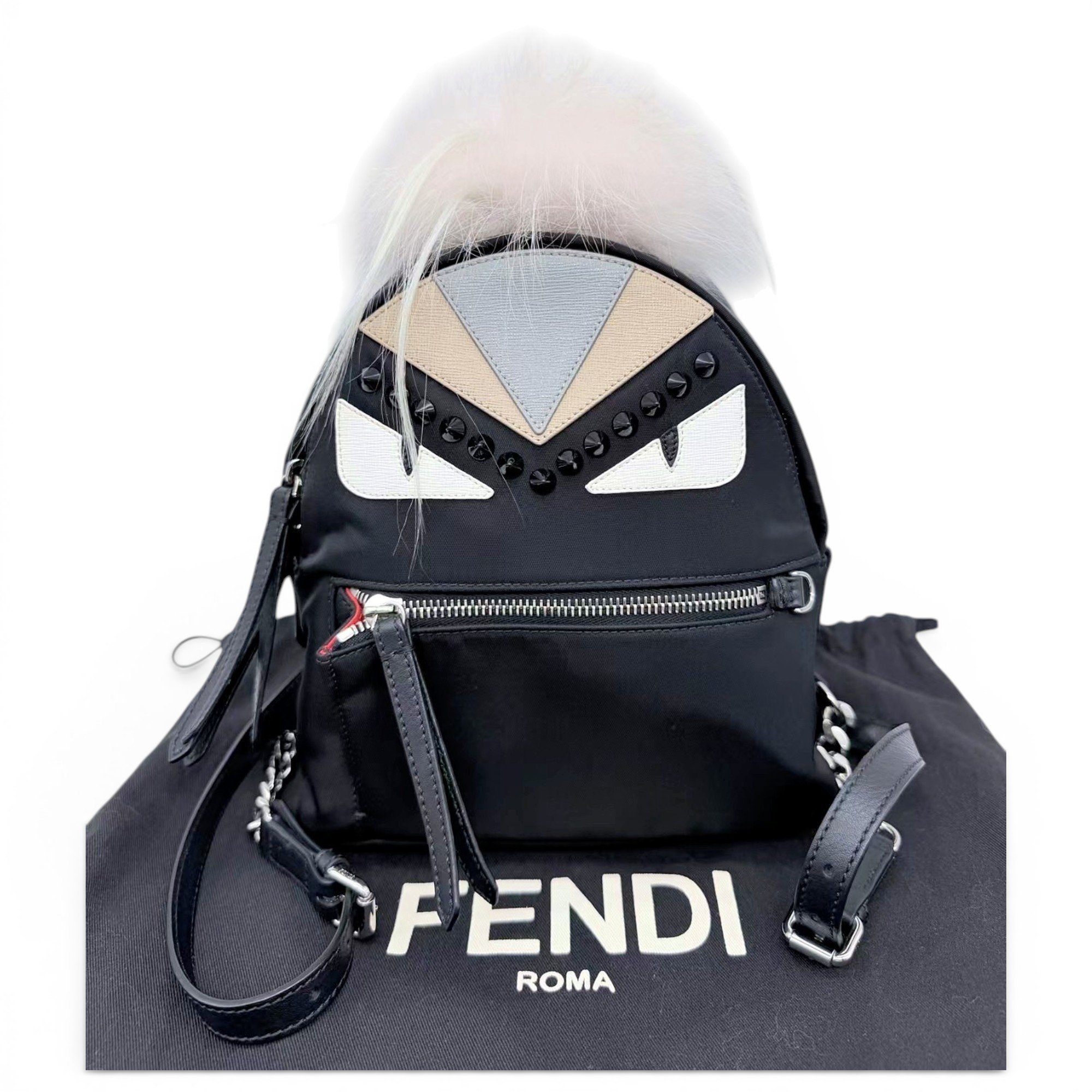 Leather backpack