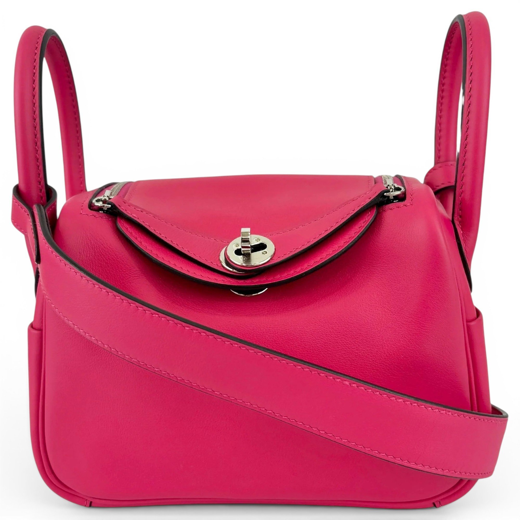 Hermes Lindy Handbag Swift Leather 8388