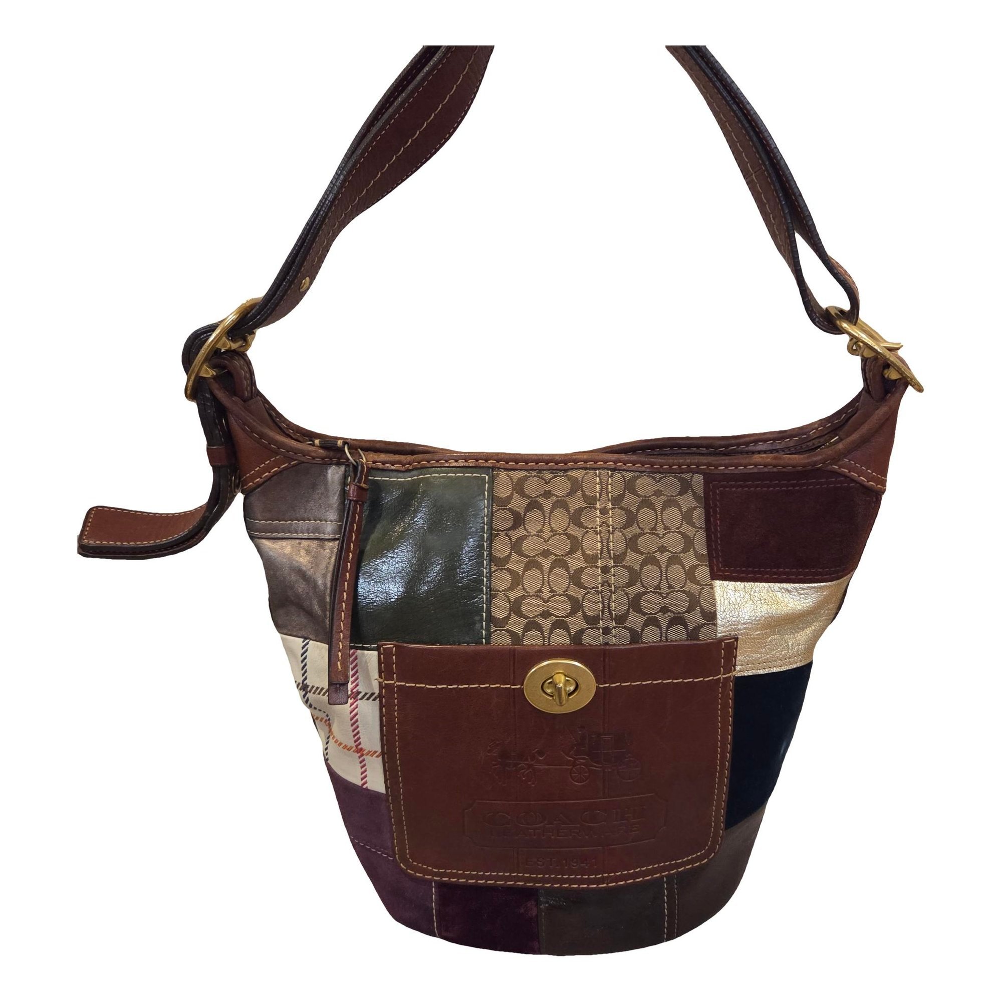 Leather handbag