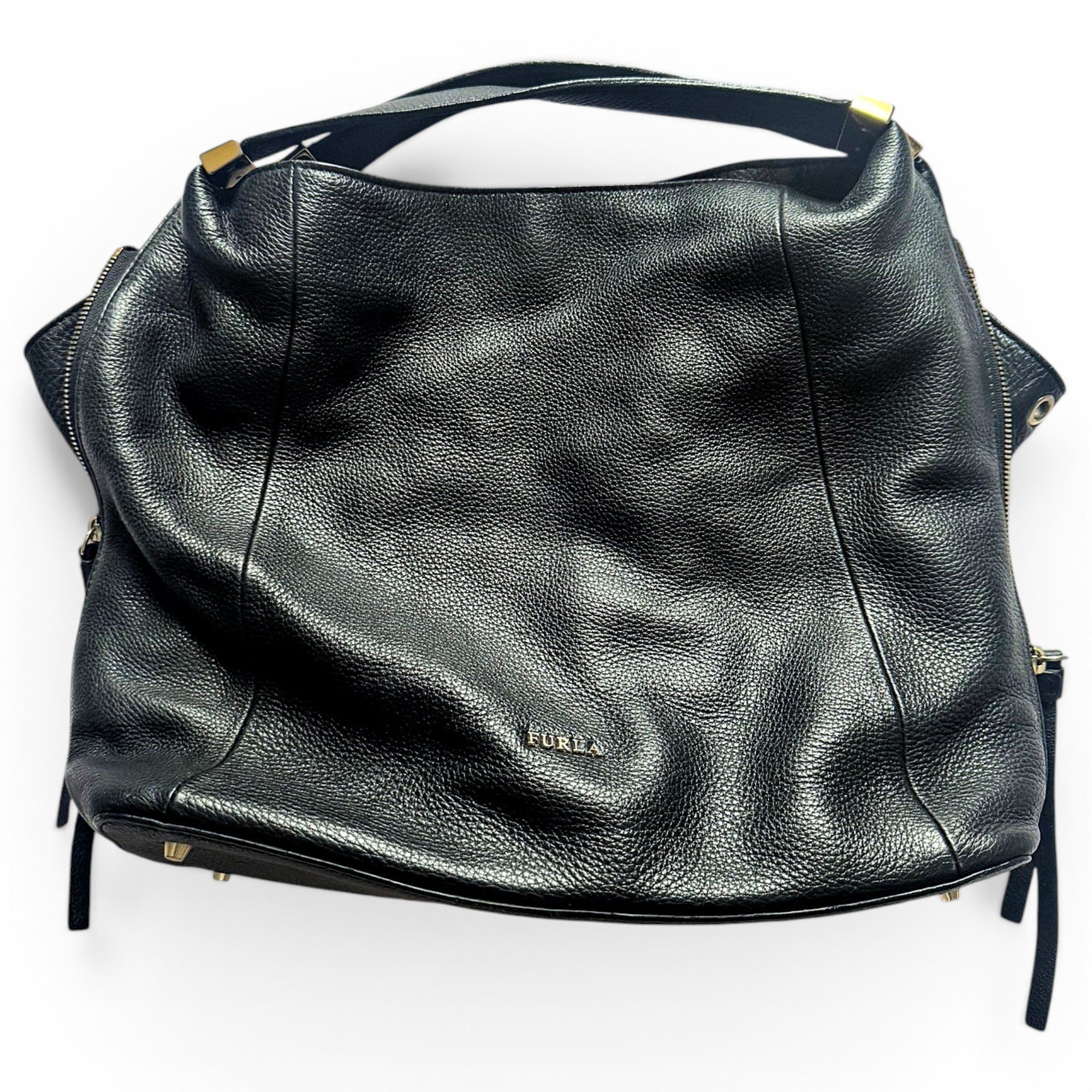 Leather tote