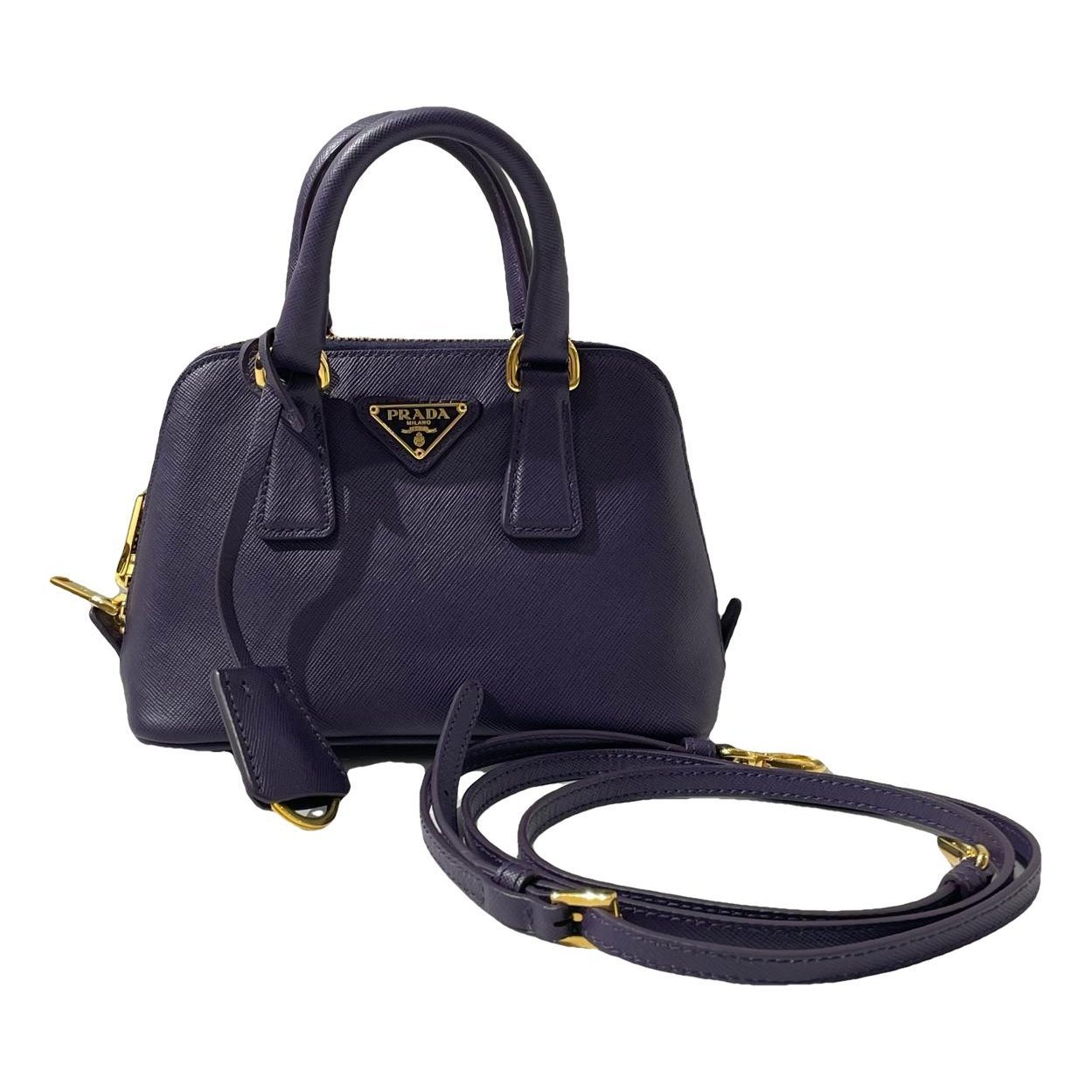 Promenade leather handbag