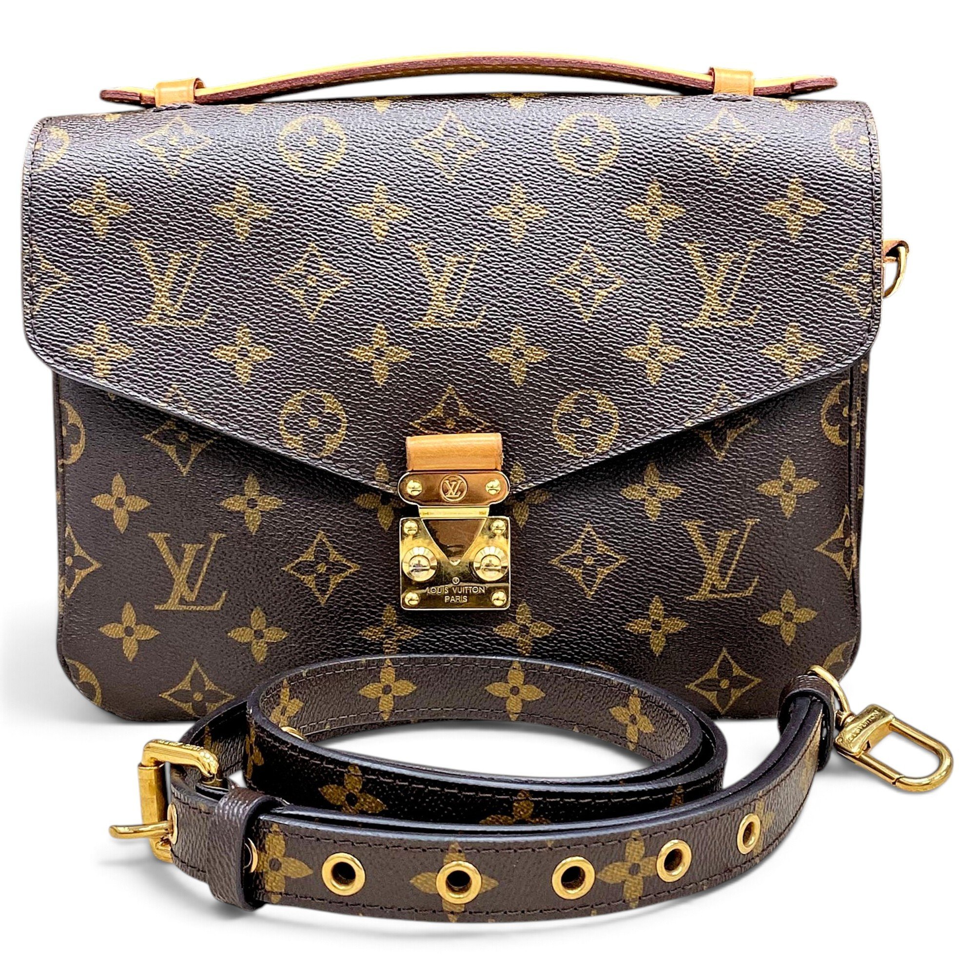 Metis leather handbag
