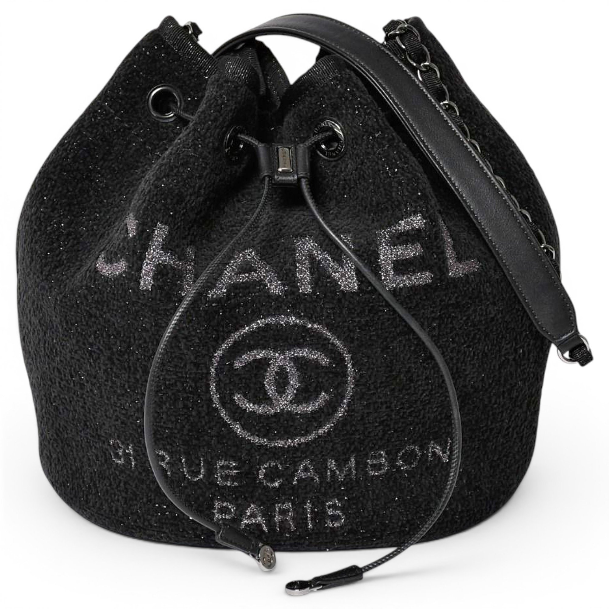 Deauville Chain tweed tote