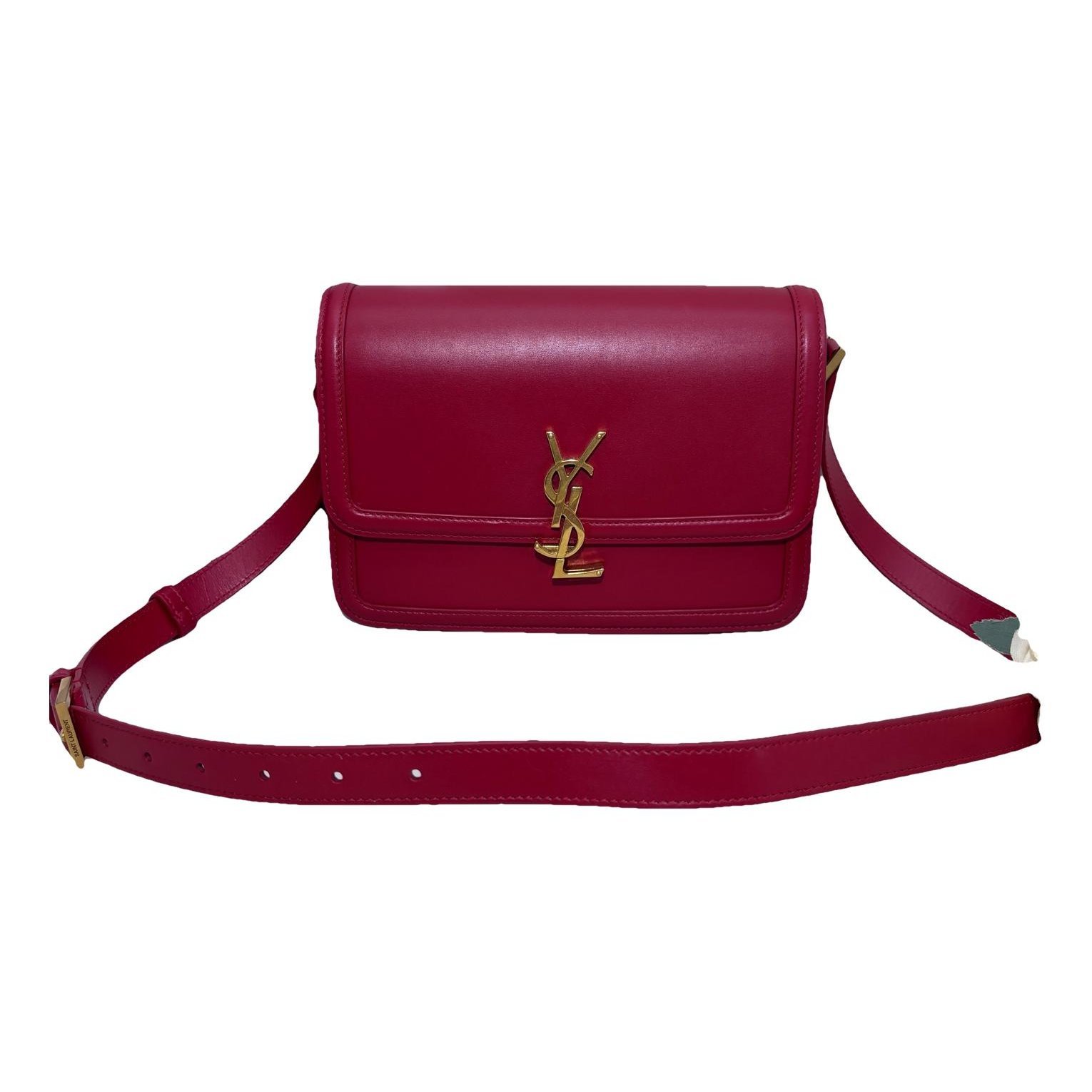 Solférino leather handbag