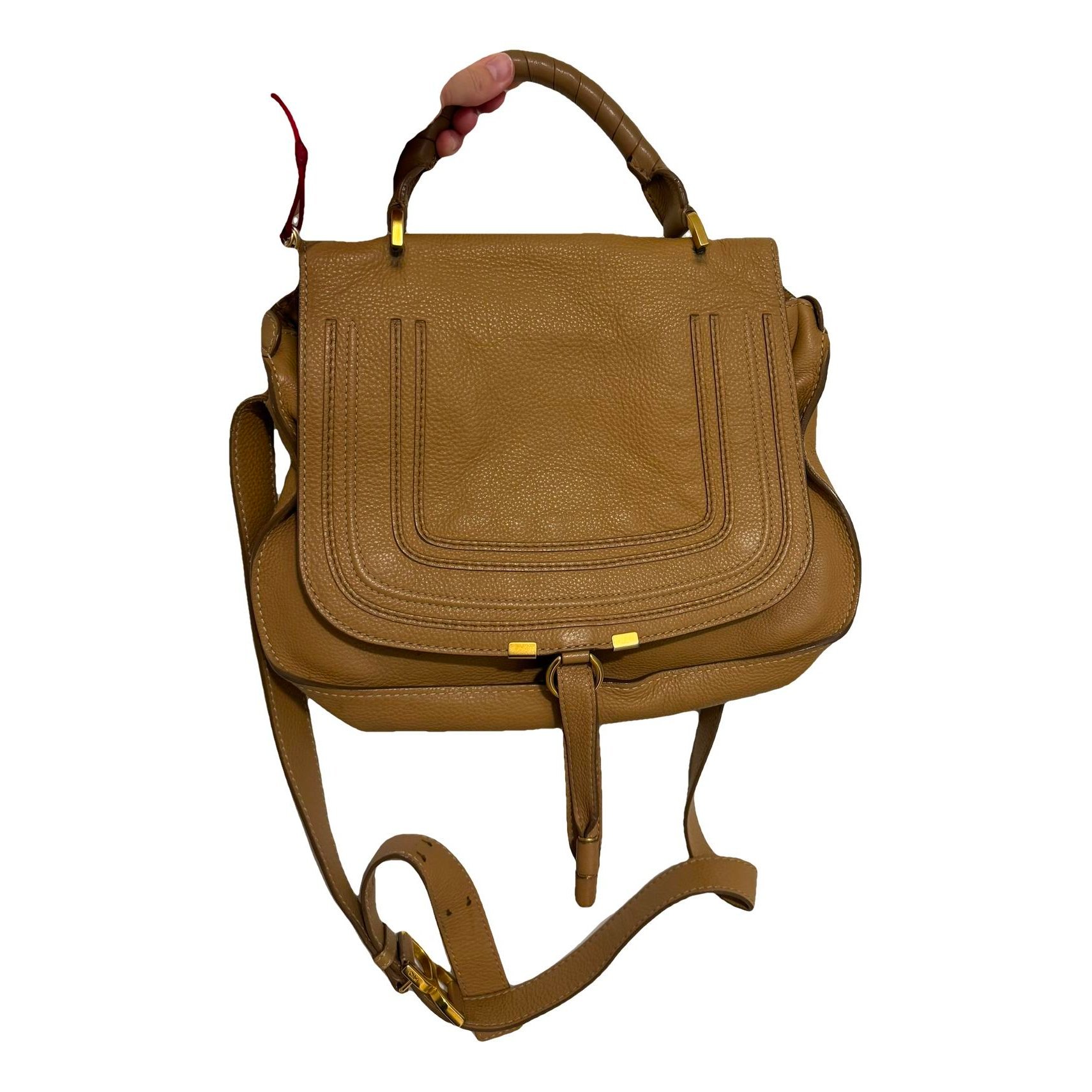 Marcie leather handbag