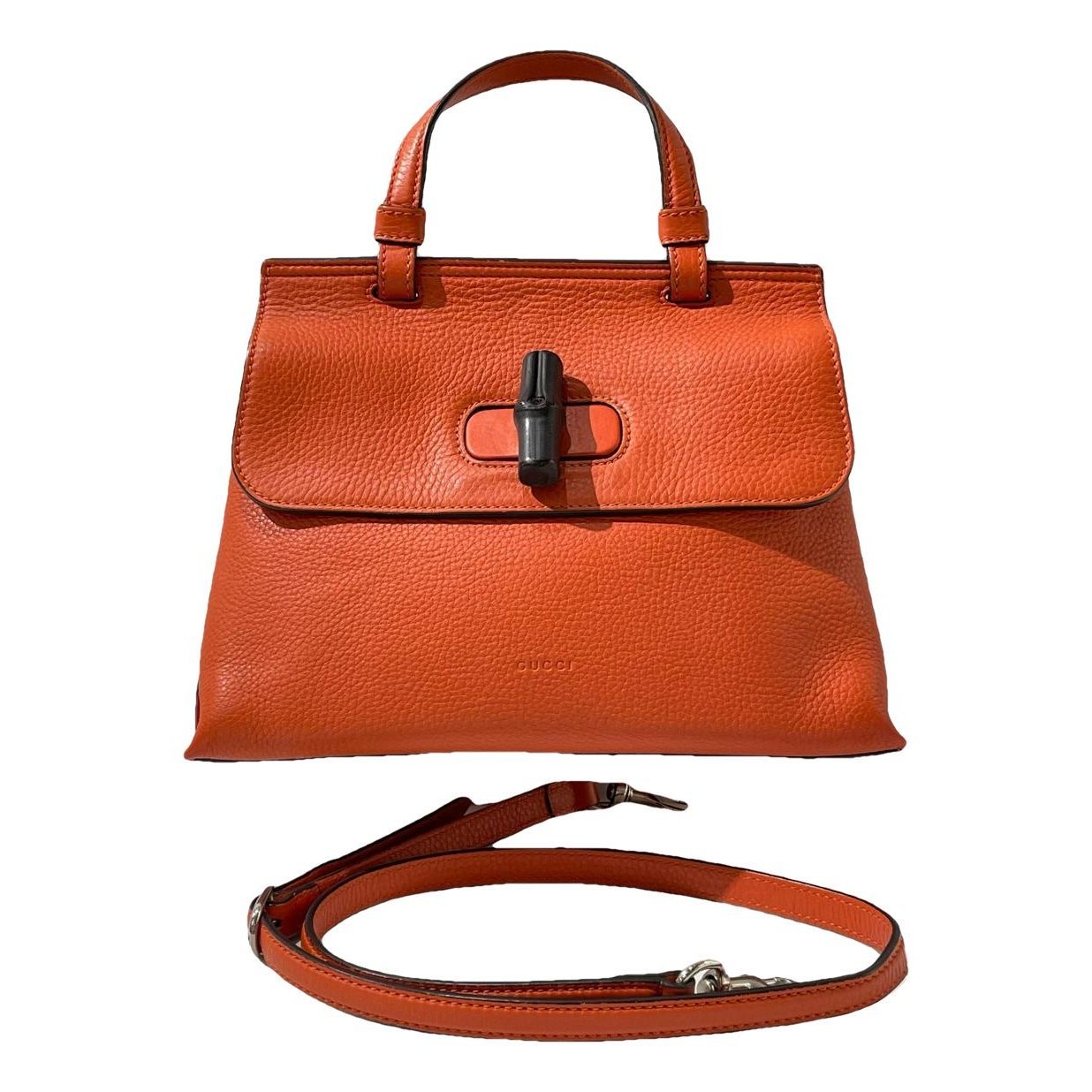 Bamboo Daily Top Handle leather handbag
