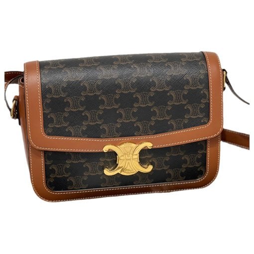 Triomphe leather handbag