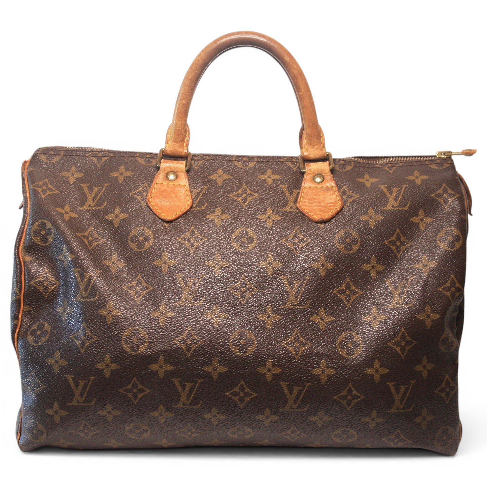 Speedy leather handbag