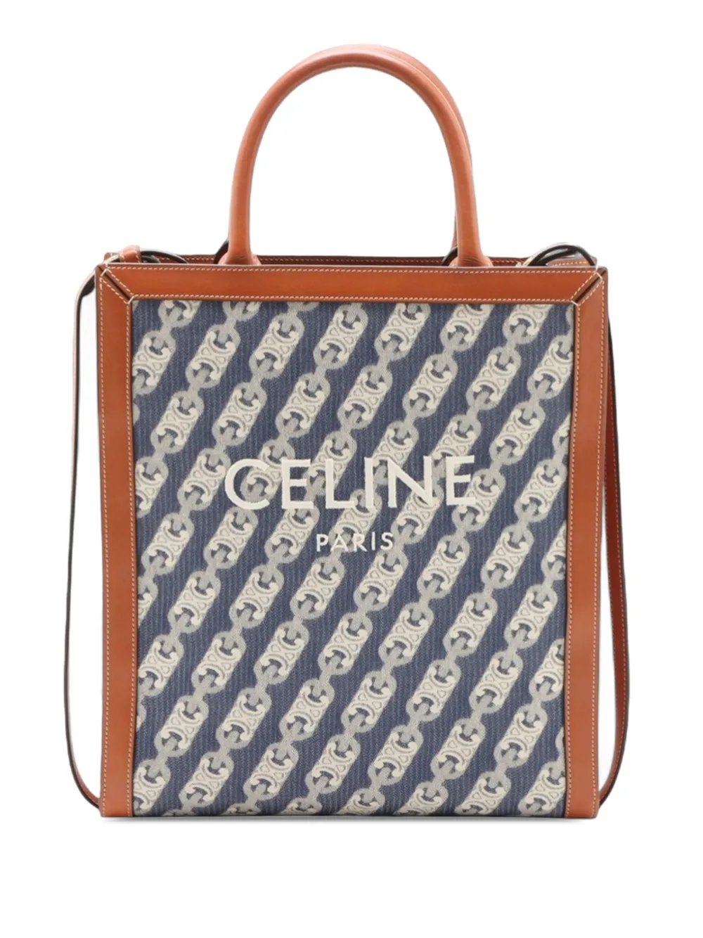 Celine 2018-2026 Small Triomphe Canvas Maillon Vertical Cabas satchel