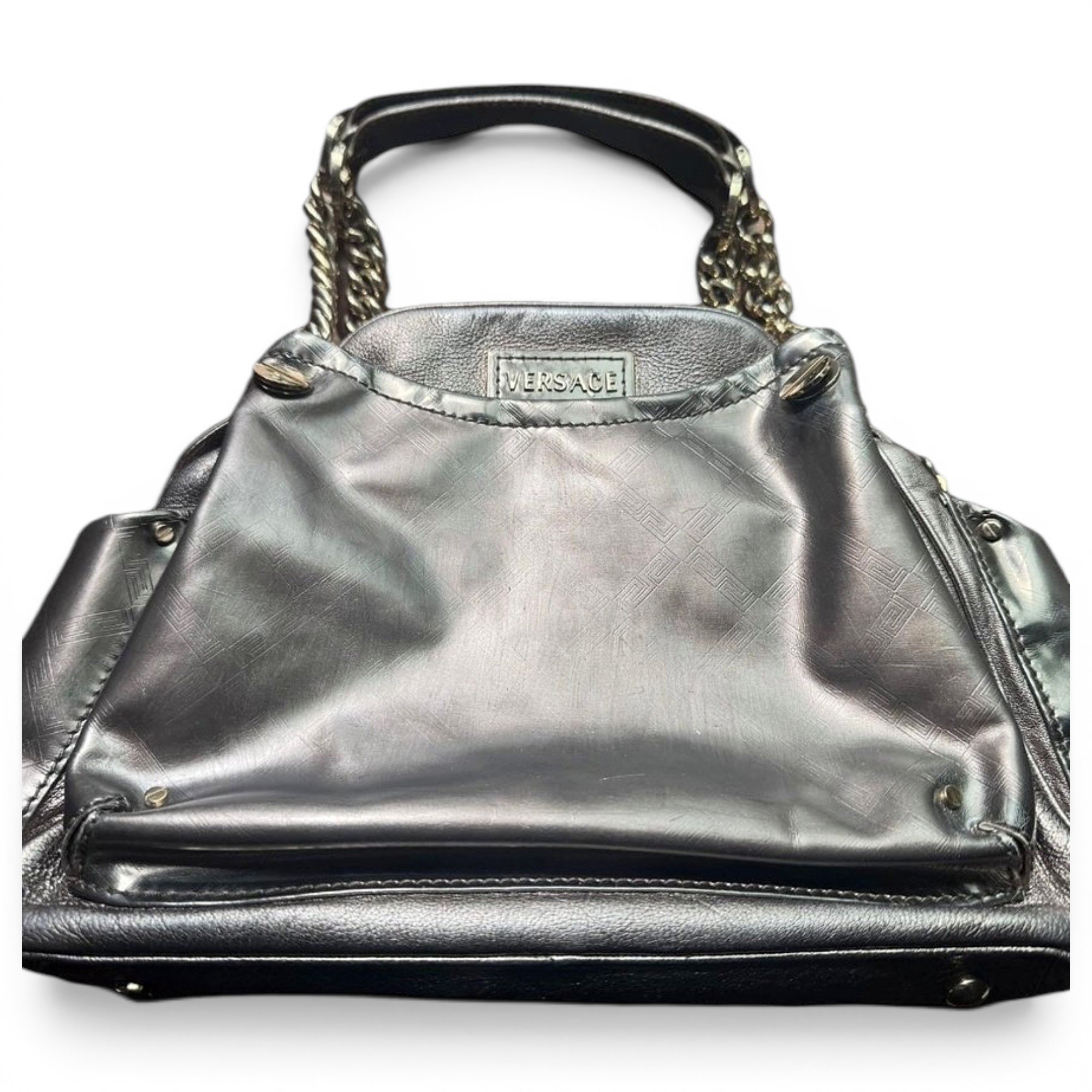 Leather handbag