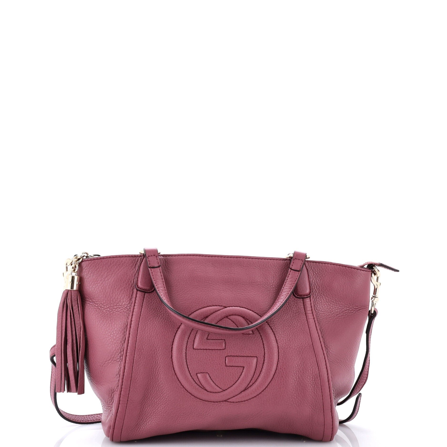 Soho Convertible Top Handle Bag Leather Small