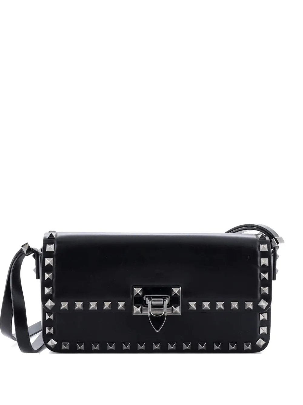 Rockstud23 Leather East West shoulder bag