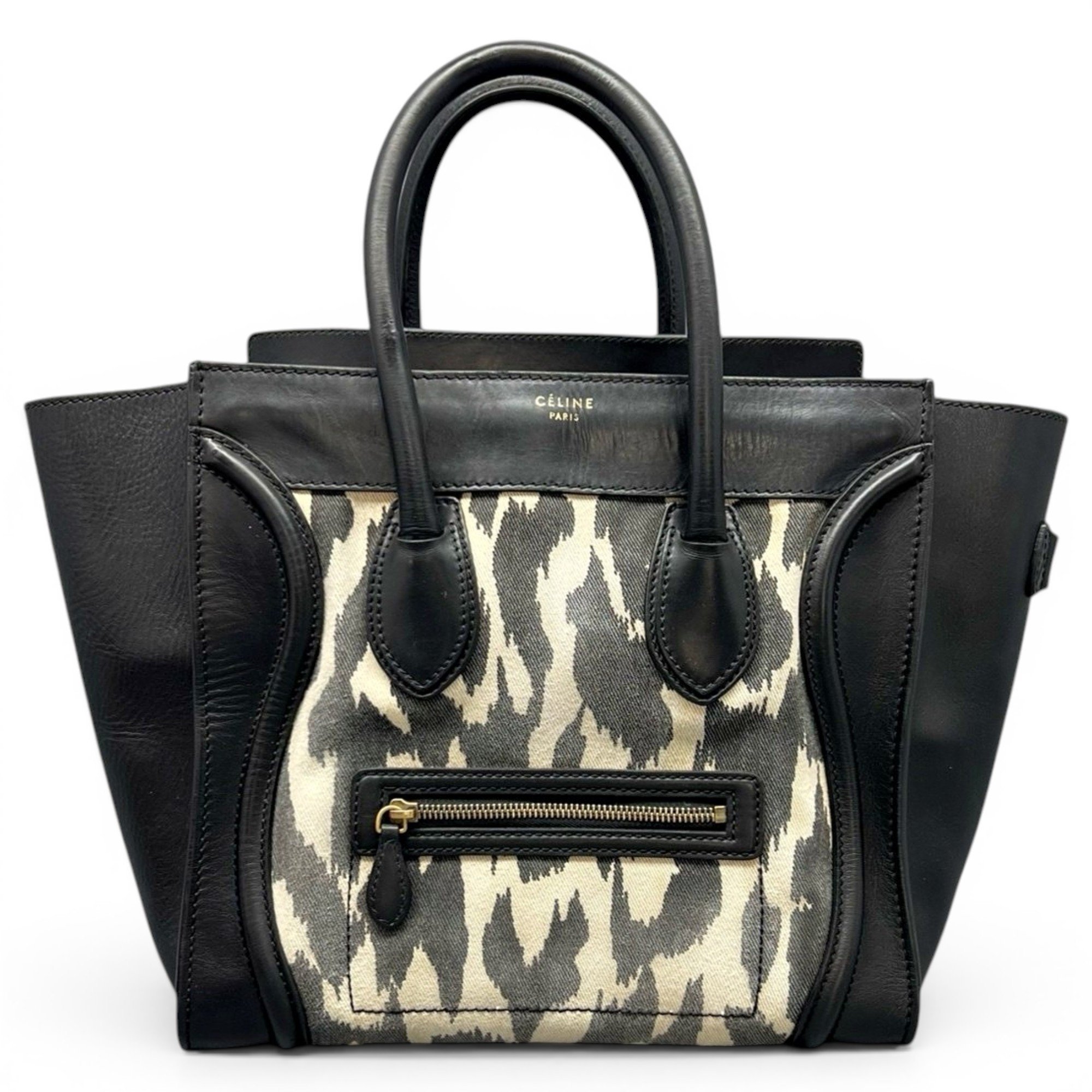 Luggage leather handbag