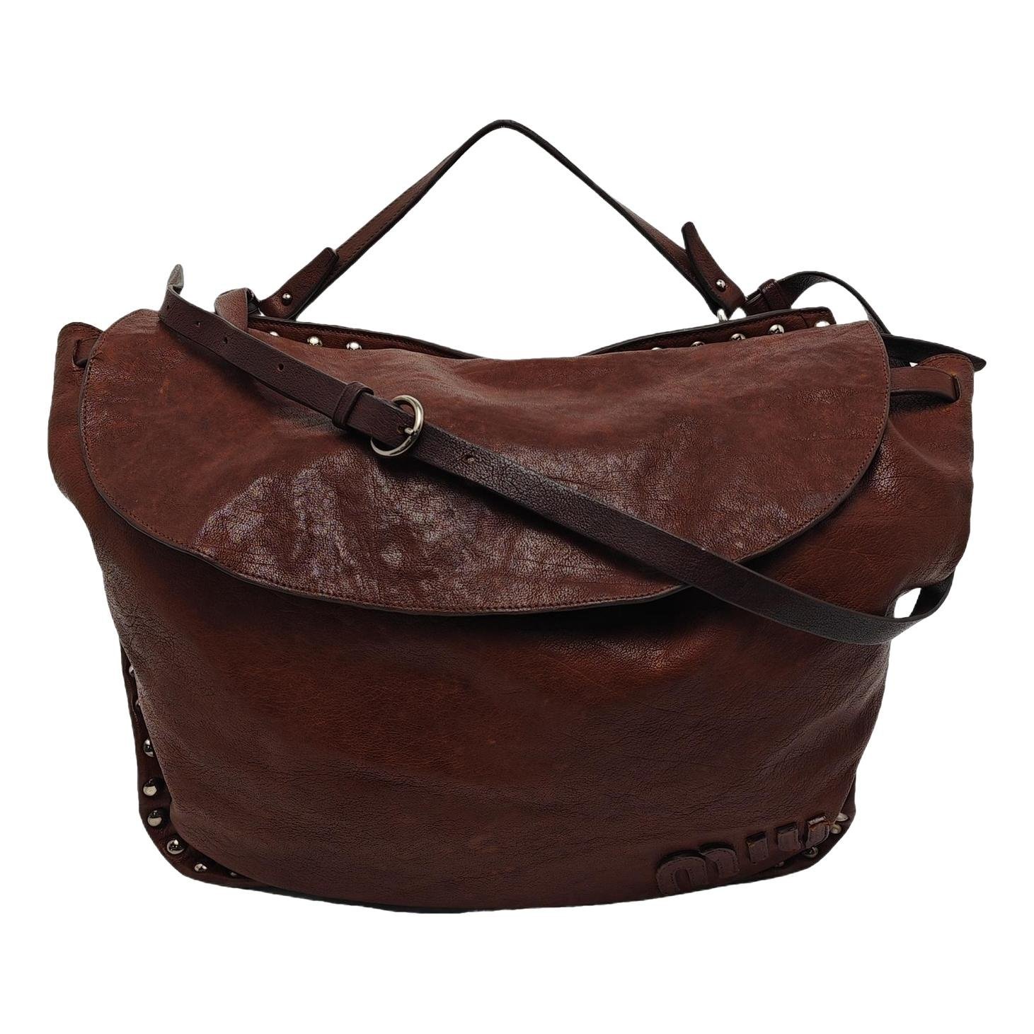 Leather handbag