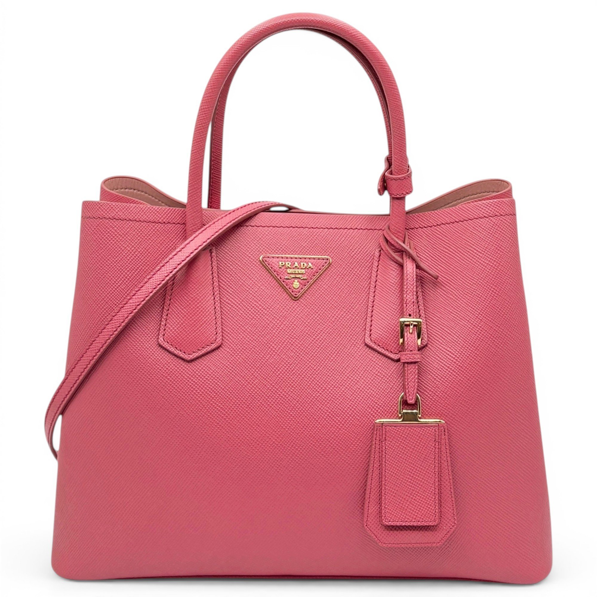 Double pony-style calfskin tote