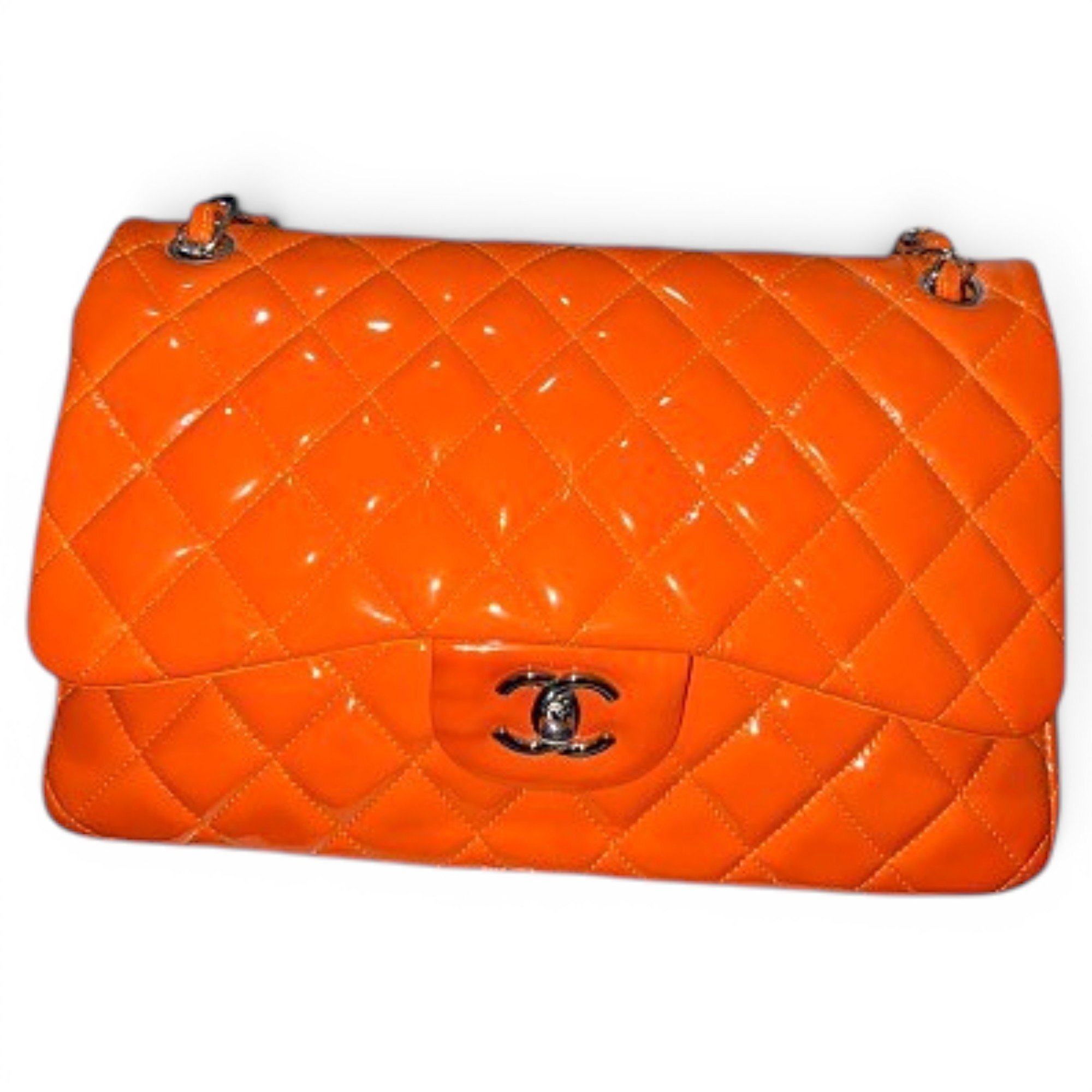 Timeless/Classique patent leather handbag