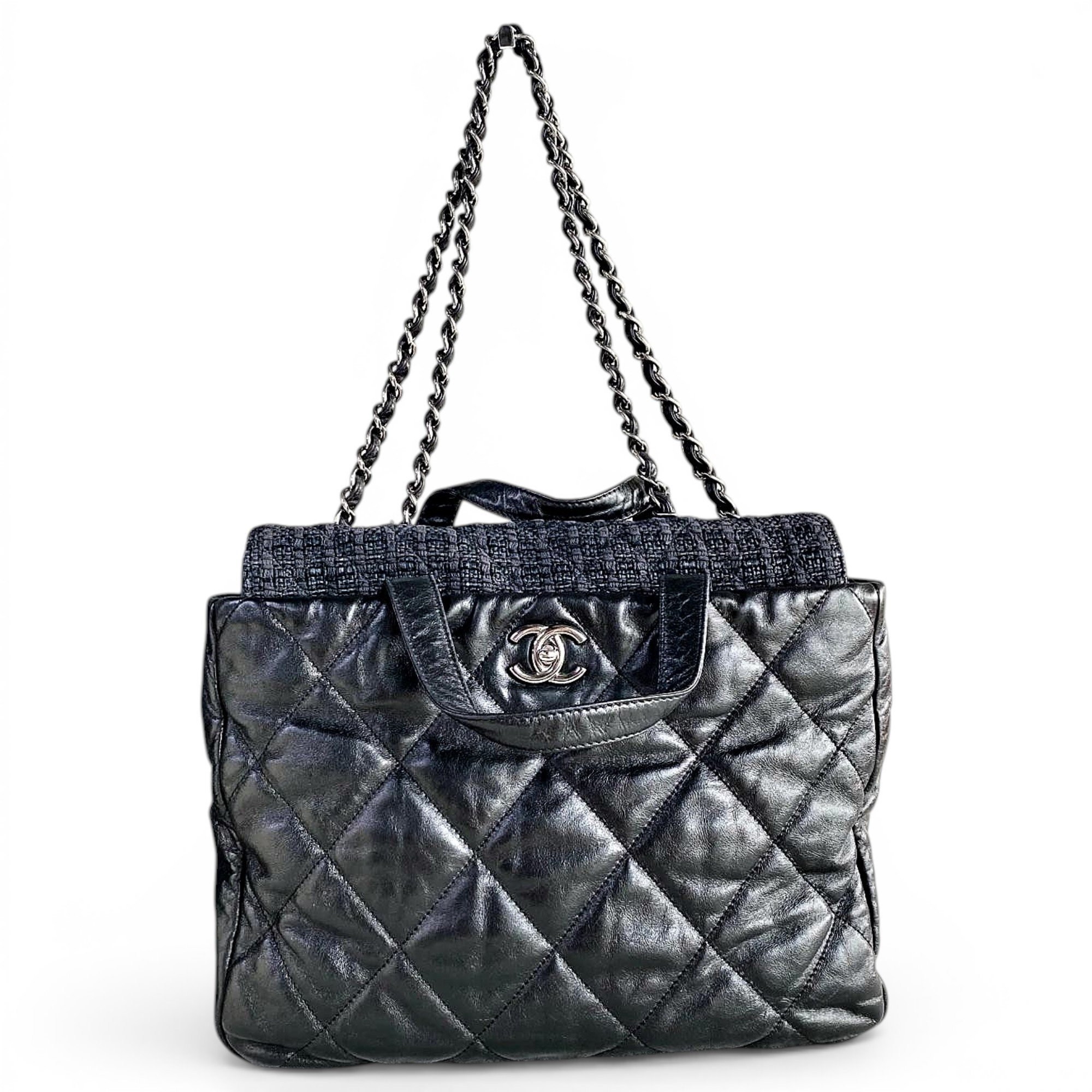 Leather tote