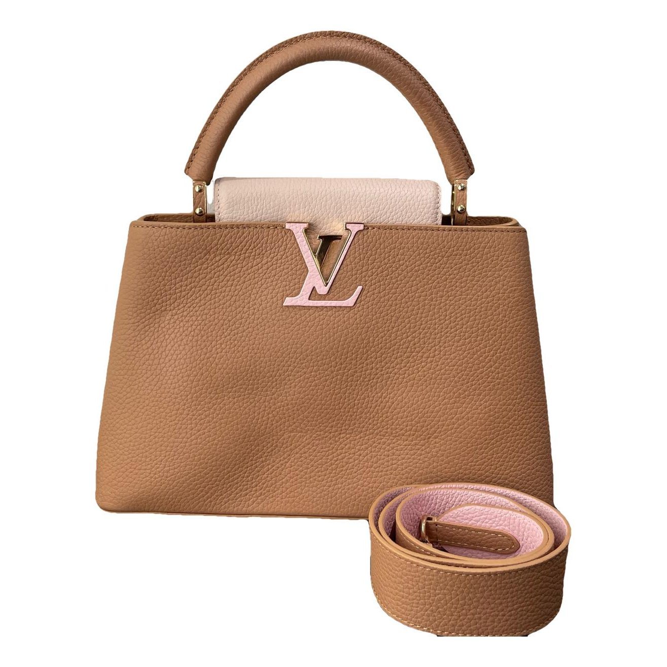 Capucines leather handbag