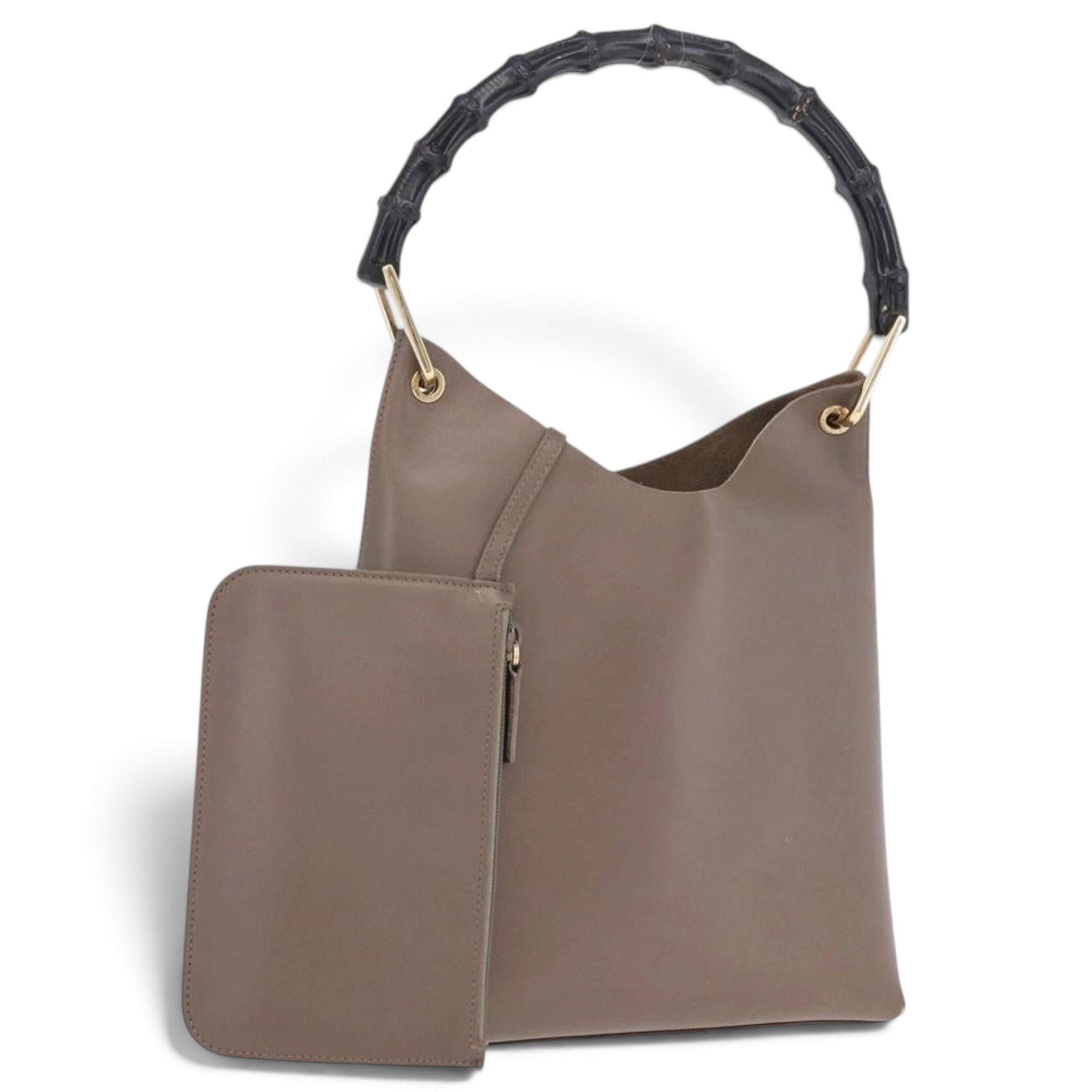 Gucci B leather handbag