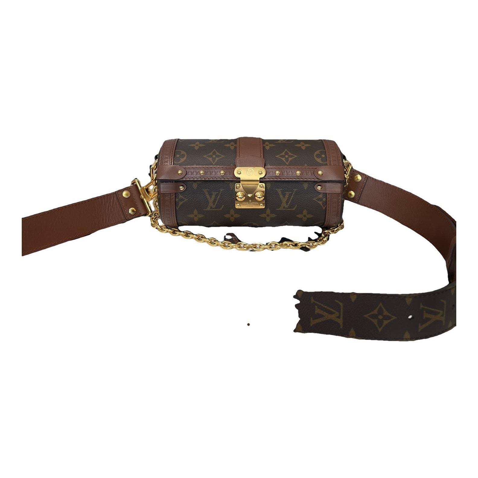 Papillon Trunk leather handbag
