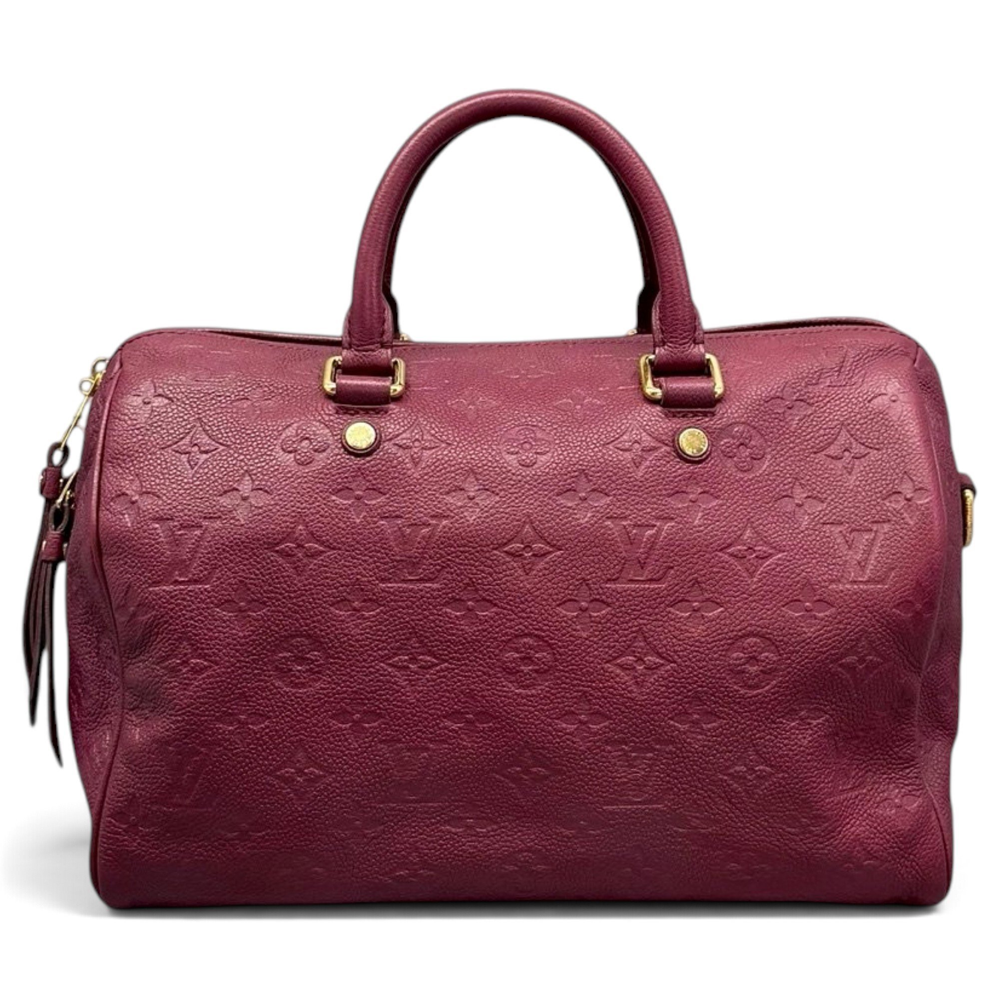 Speedy leather handbag