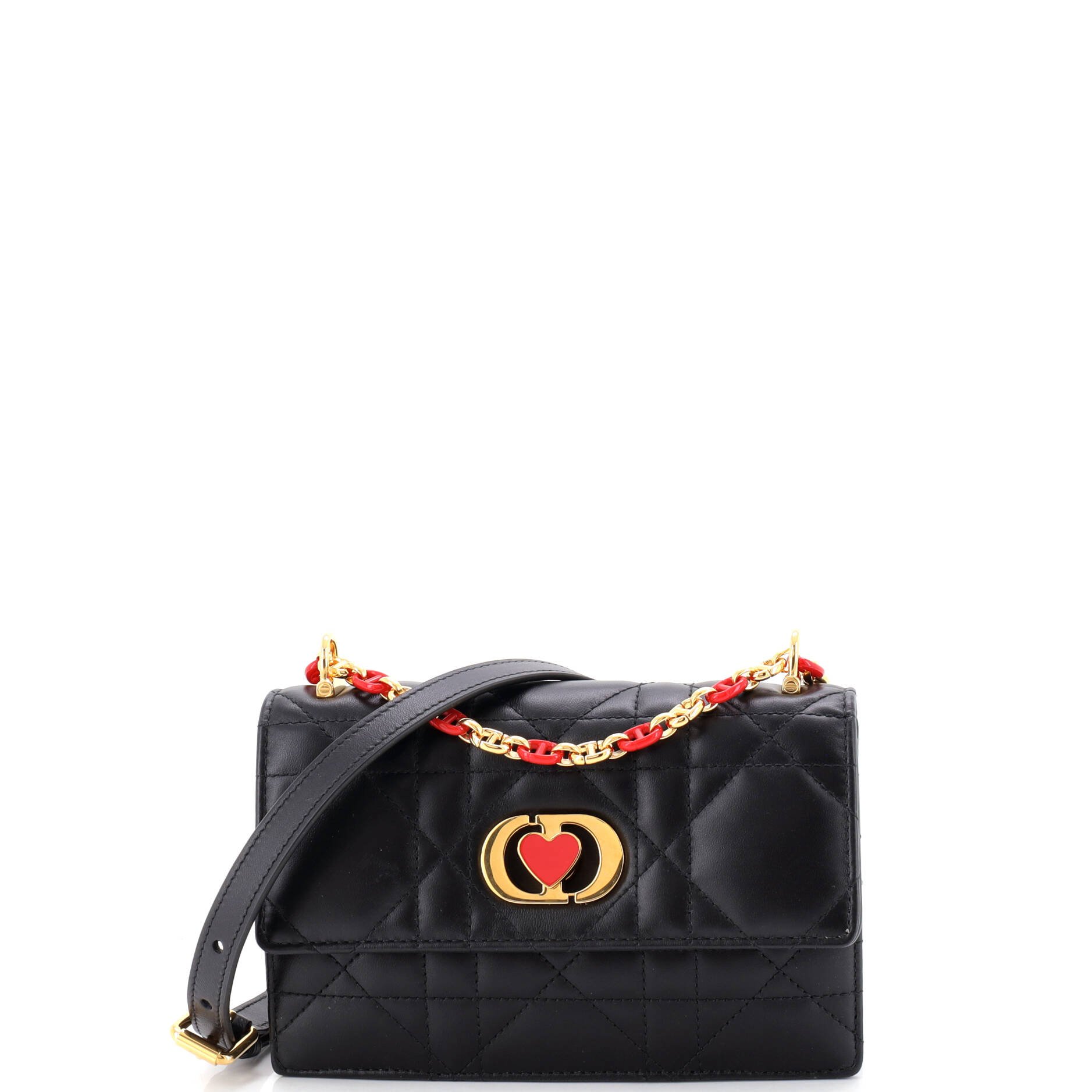 DiorAmour Miss Caro Flap Bag Cannage Quilt Calfskin Mini