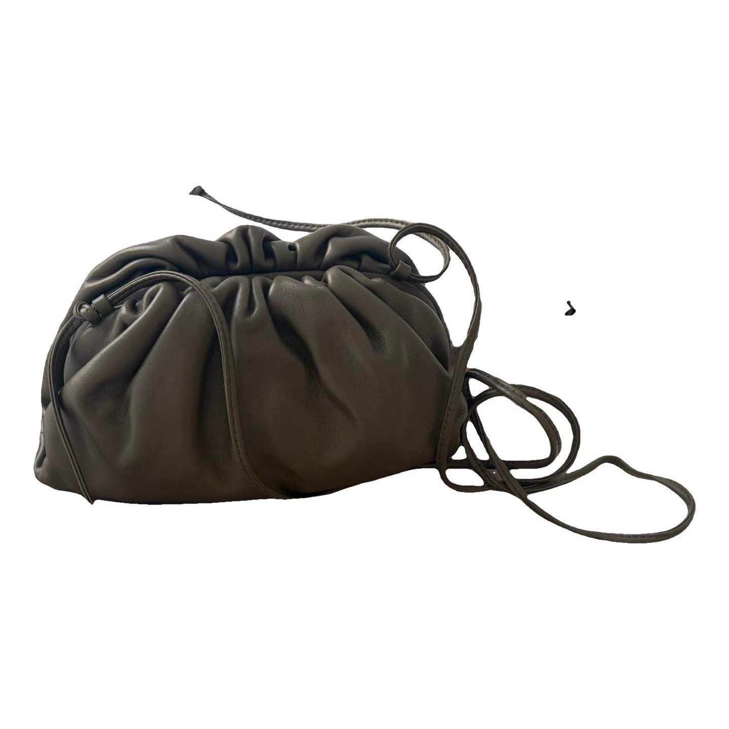 Pouch leather handbag