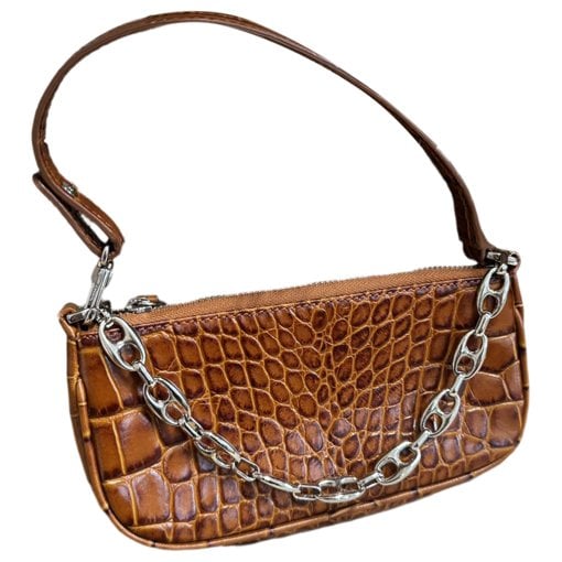 By Far Rachel leather handbag