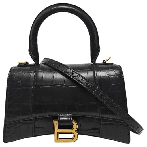 Balenciaga Hourglass leather handbag