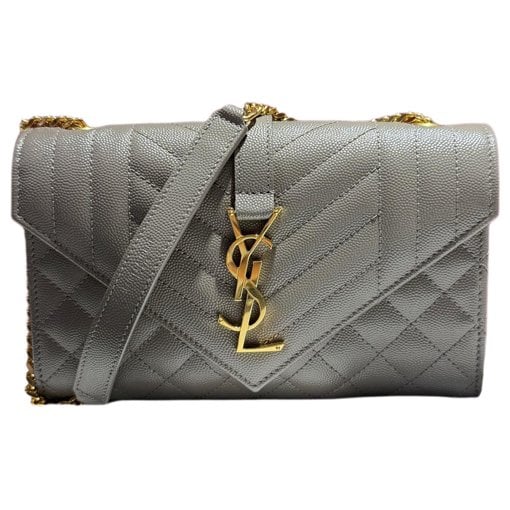 Envelope leather handbag