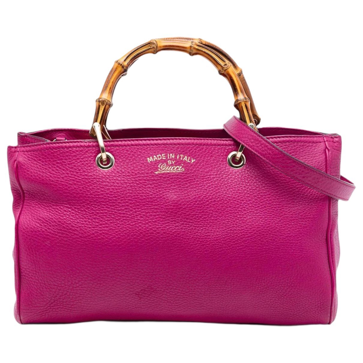 Bamboo leather satchel