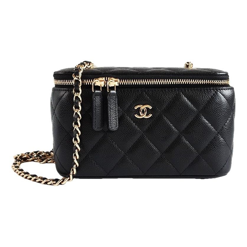 Trendy CC Vanity leather handbag