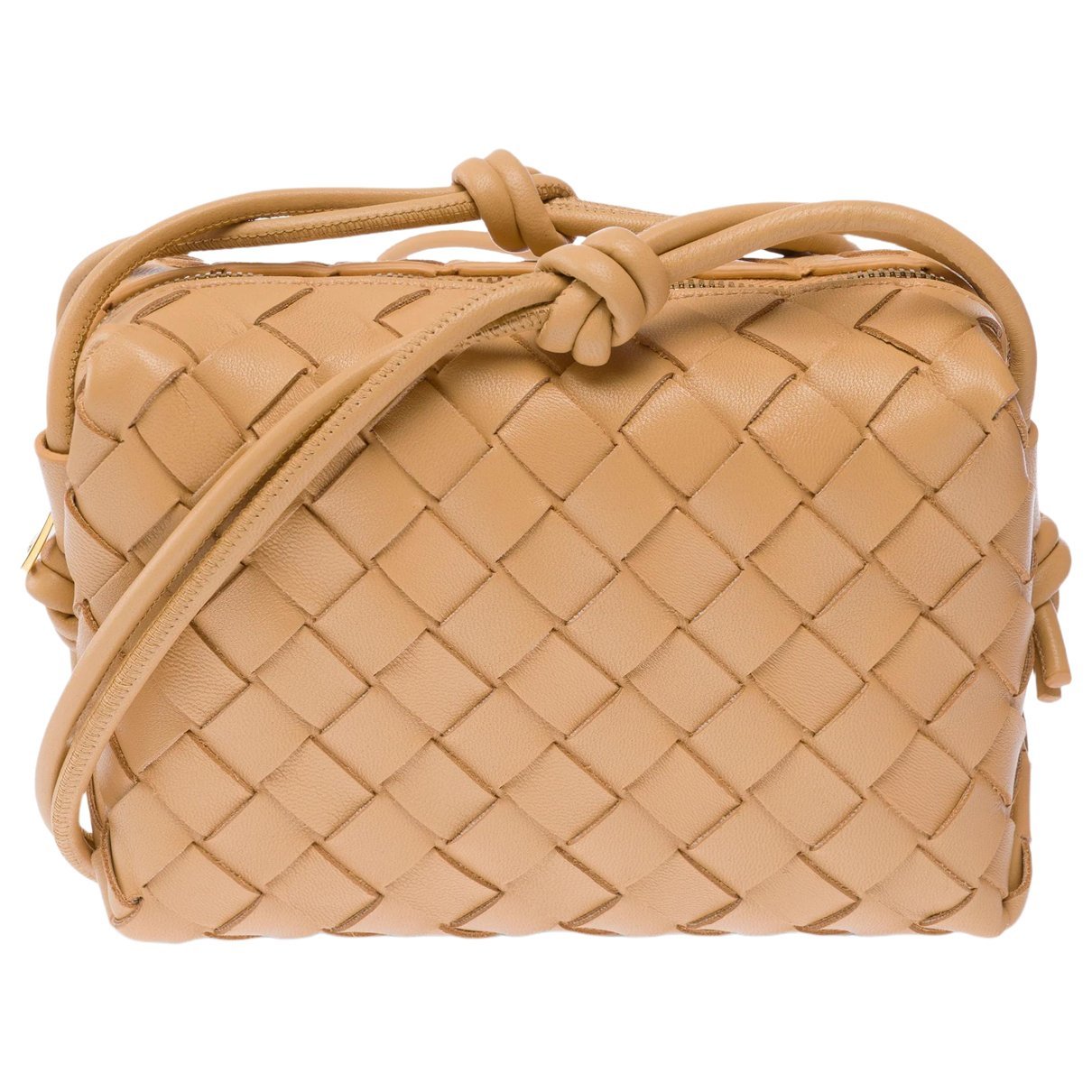 Loop leather handbag