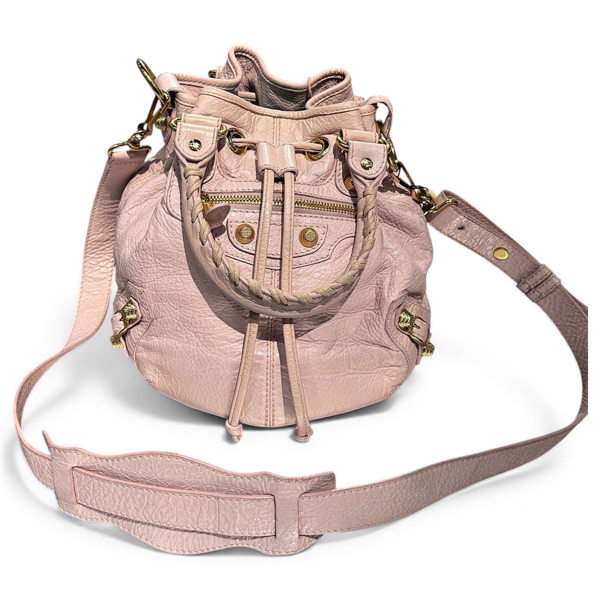 Leather handbag