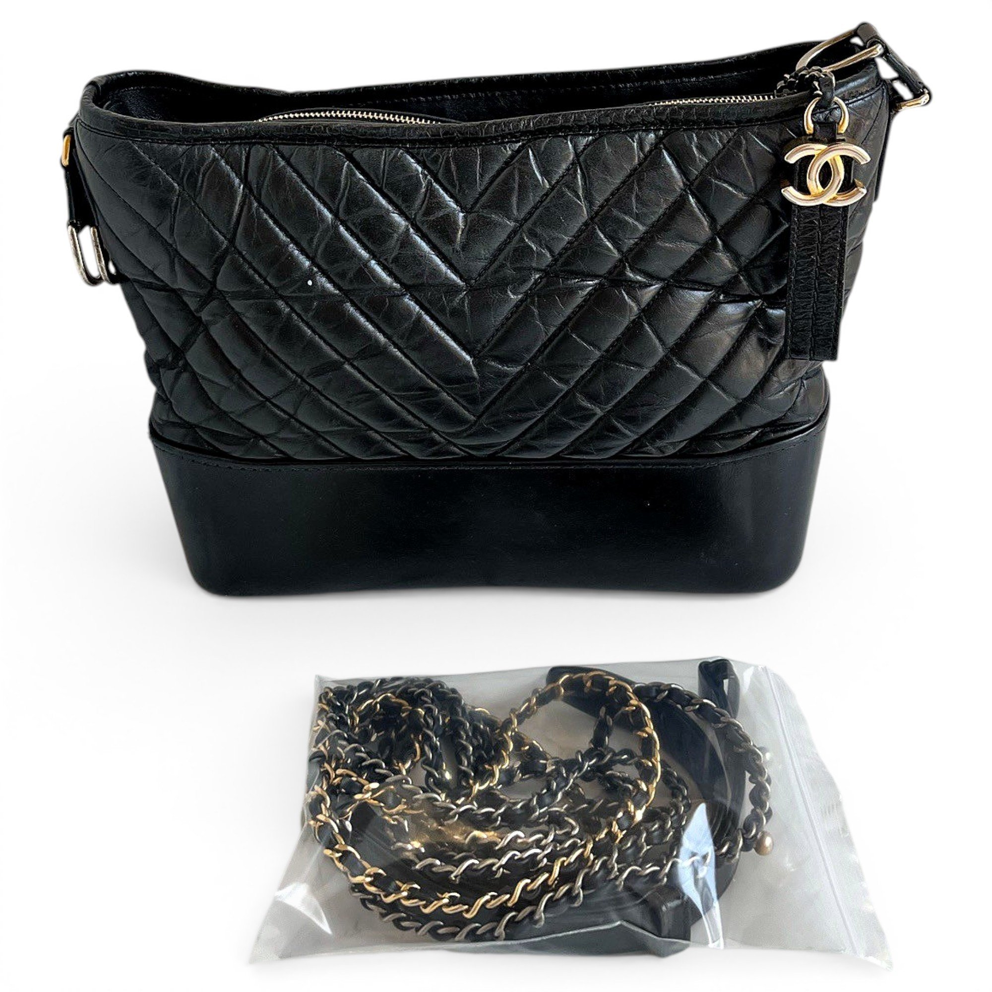 Gabrielle pony-style calfskin crossbody bag
