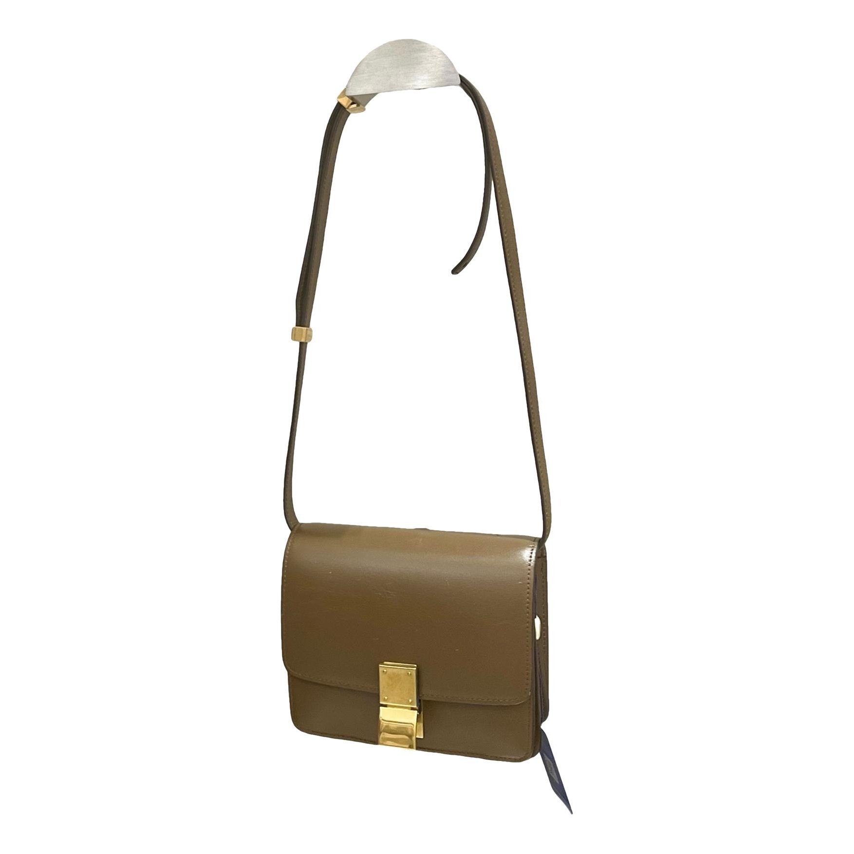 Classic leather crossbody bag