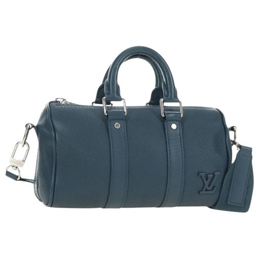 Keepall leather travel bag