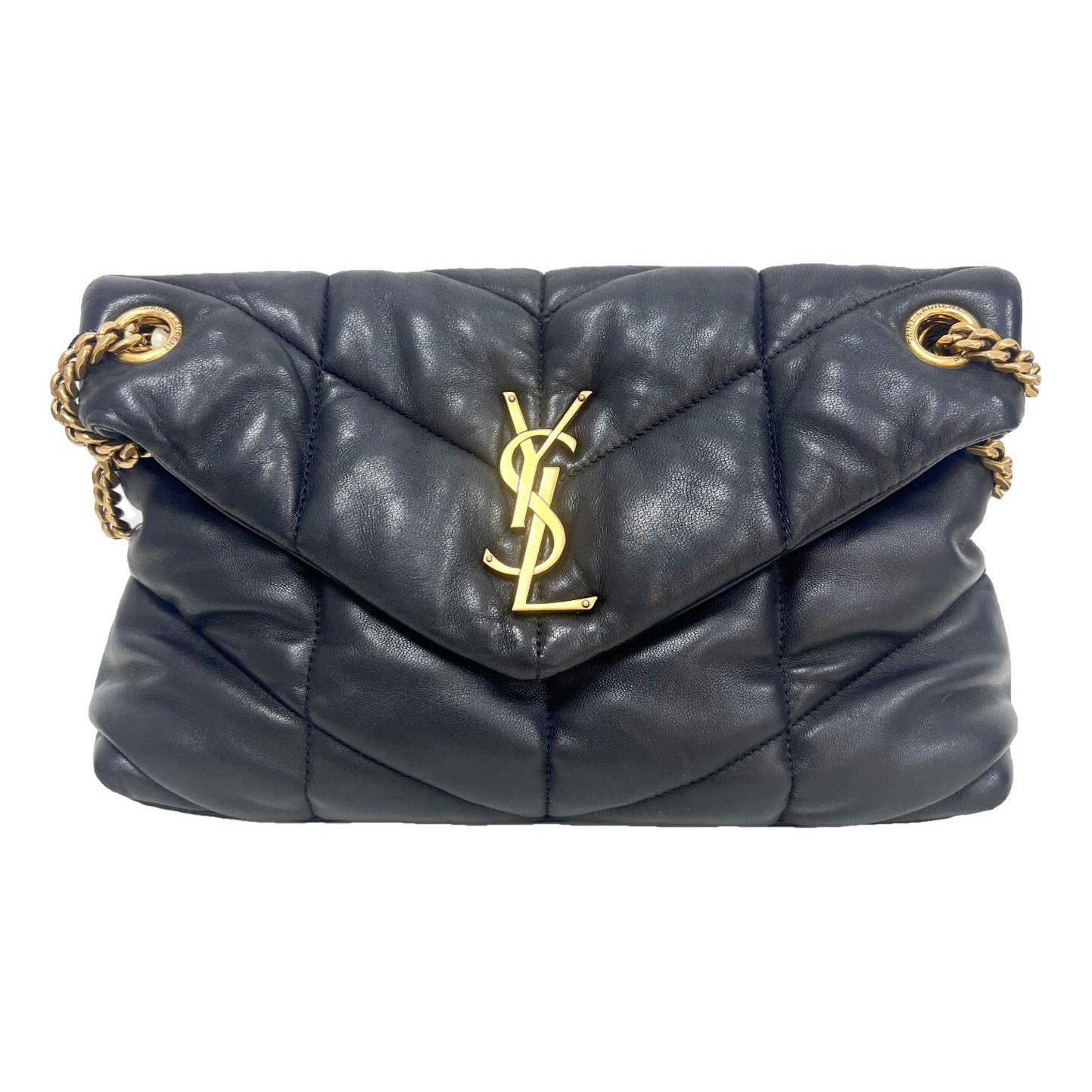 Loulou Puffer leather crossbody bag