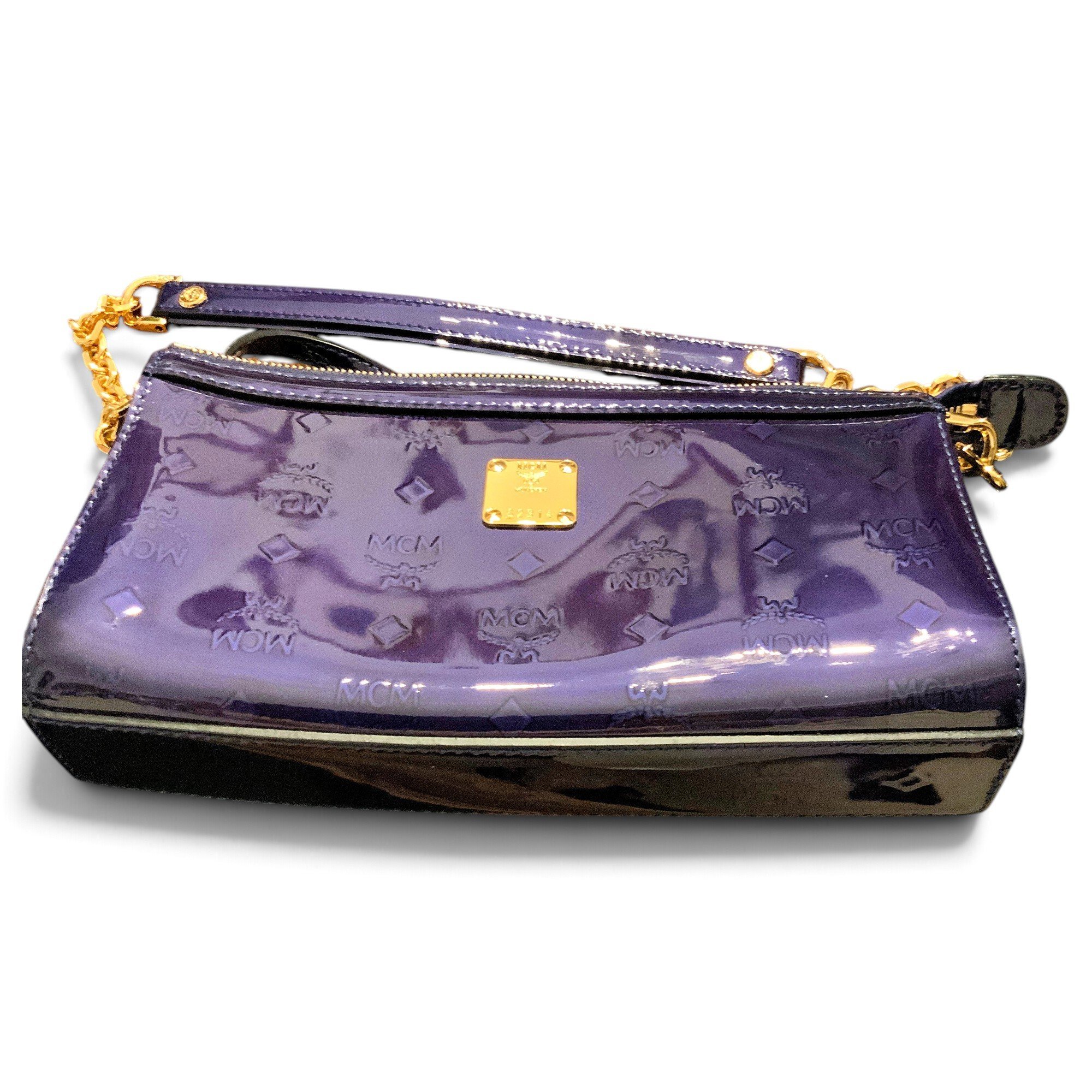 Millie patent leather handbag