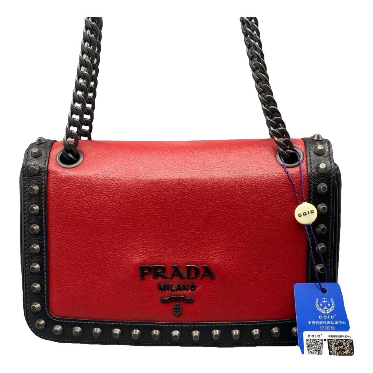 Cahier leather handbag