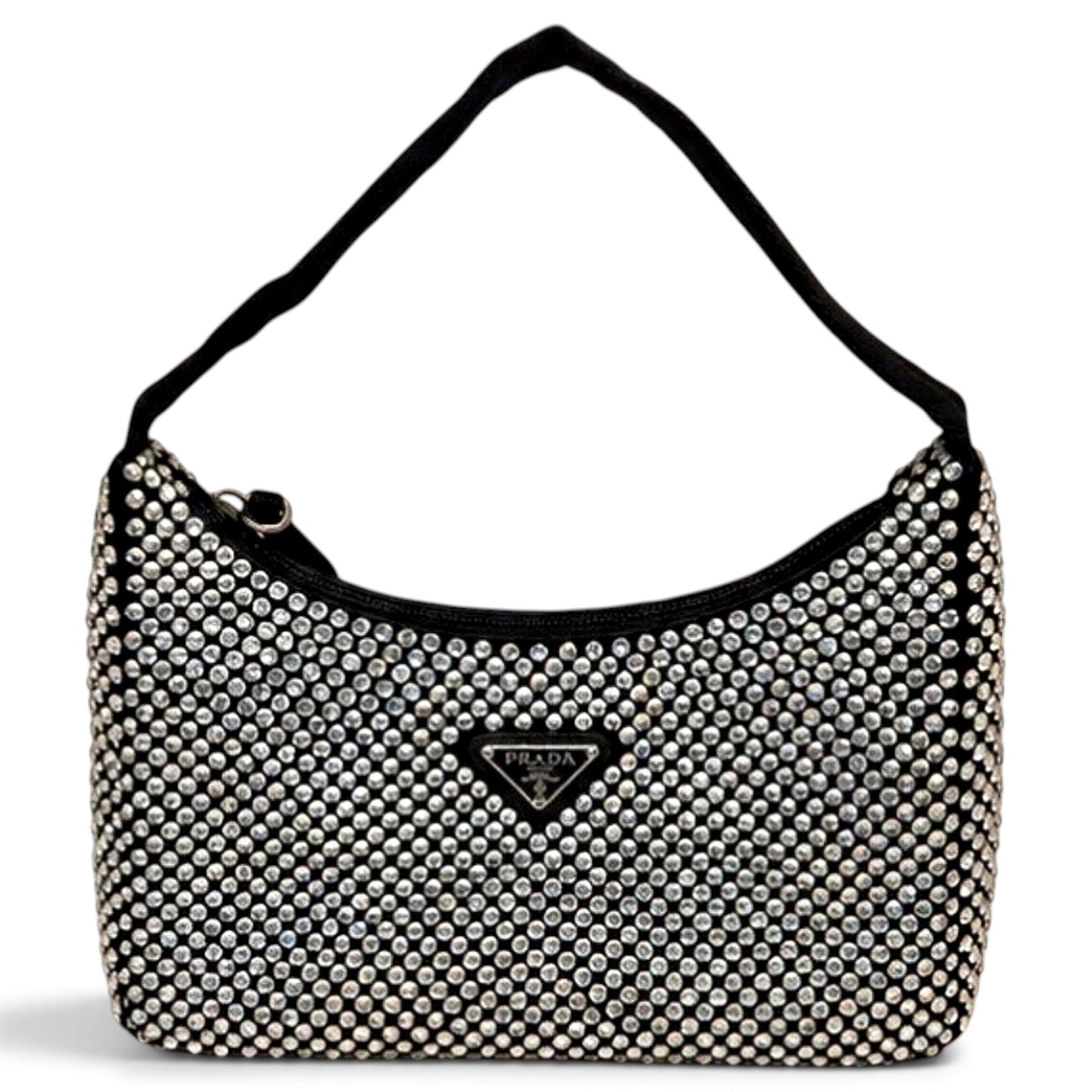 Re-edition silk handbag