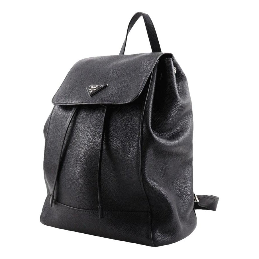 Leather backpack