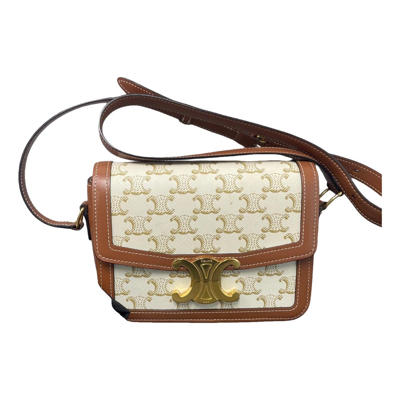 Triomphe leather handbag