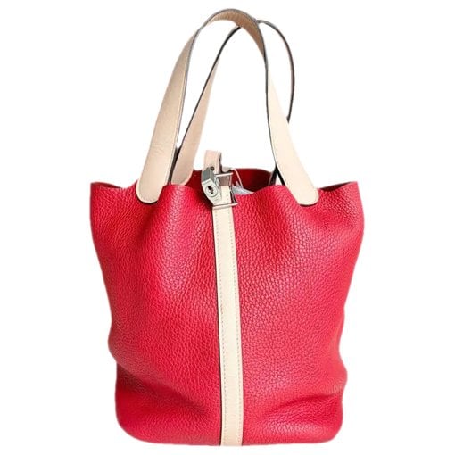 Picotin leather handbag