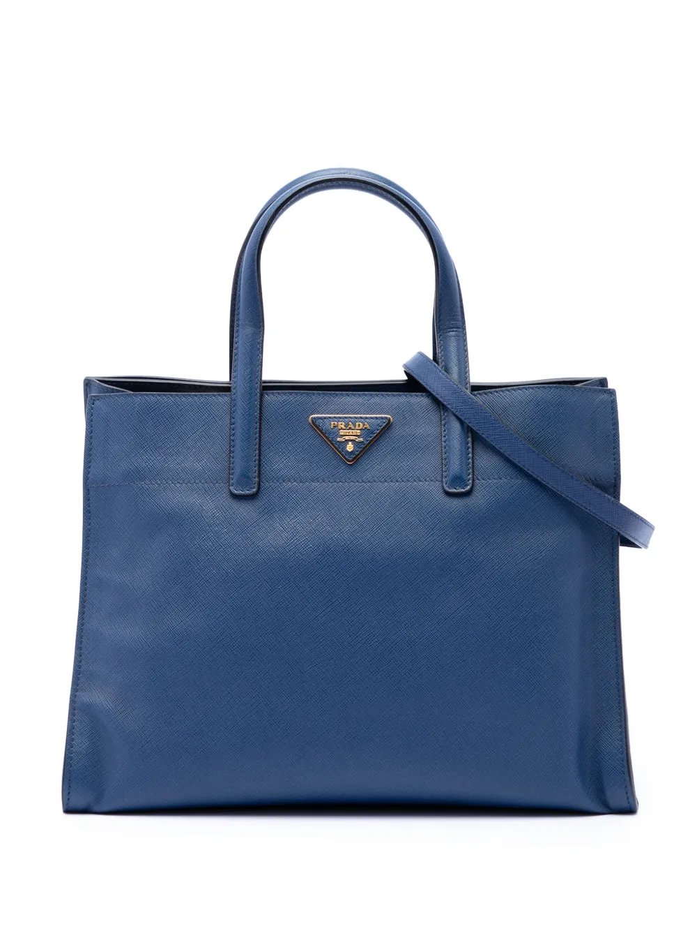 2010-2026 Saffiano Soft Triple Pocket Tote satchel