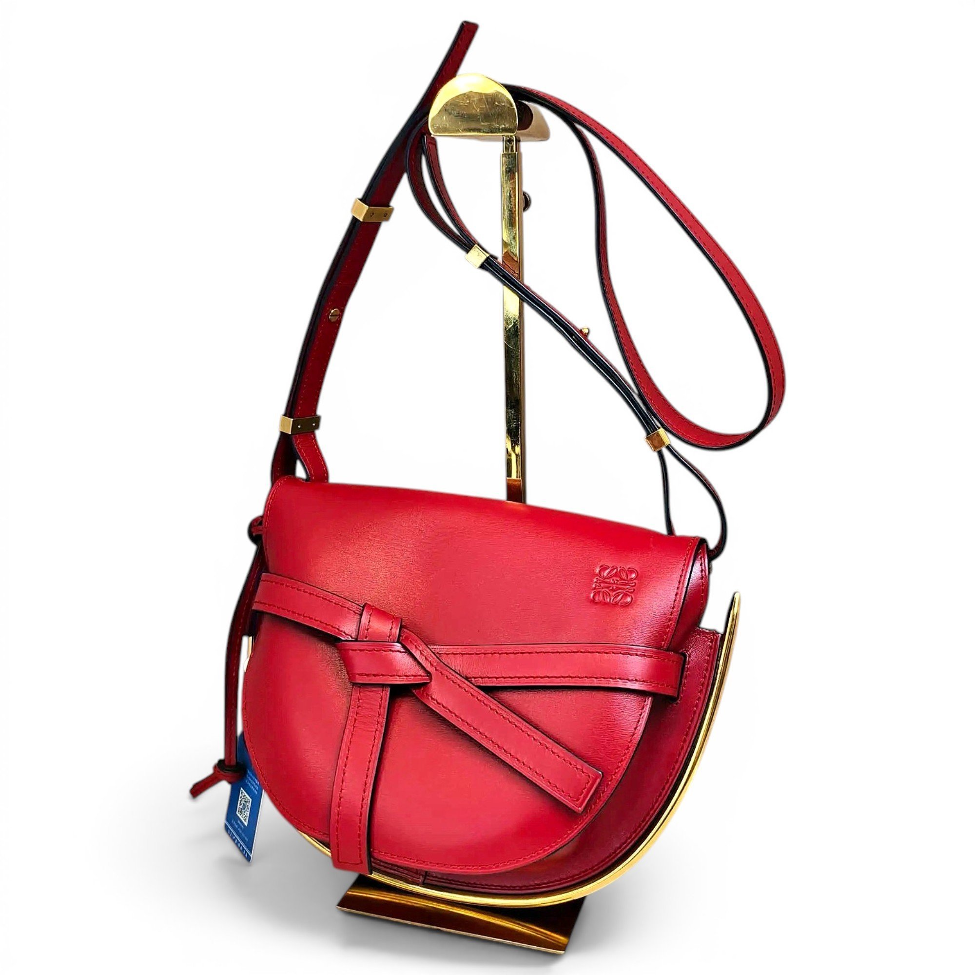 Gate leather crossbody bag