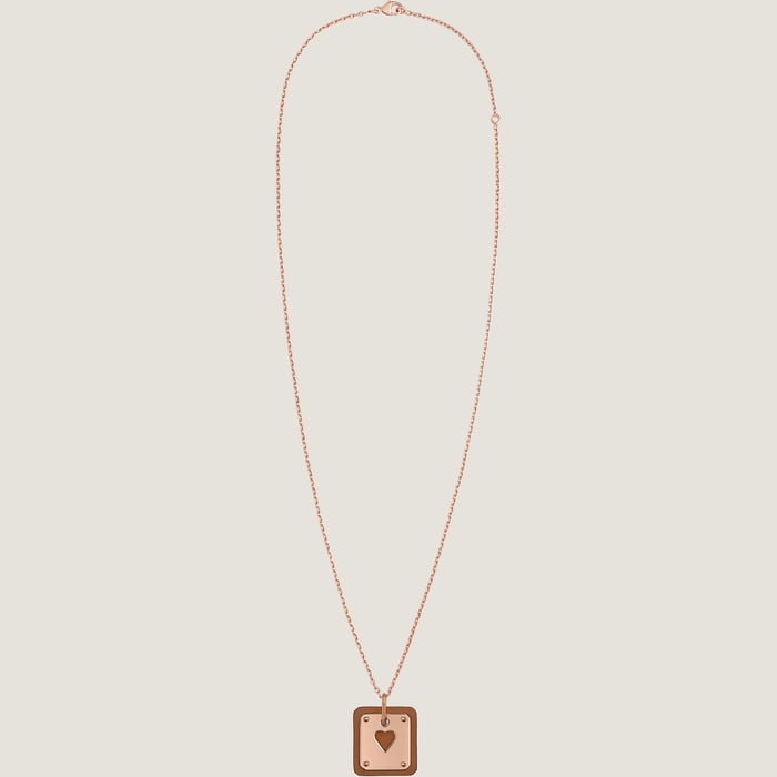 Gold As De Coeur Pendant, Small Model